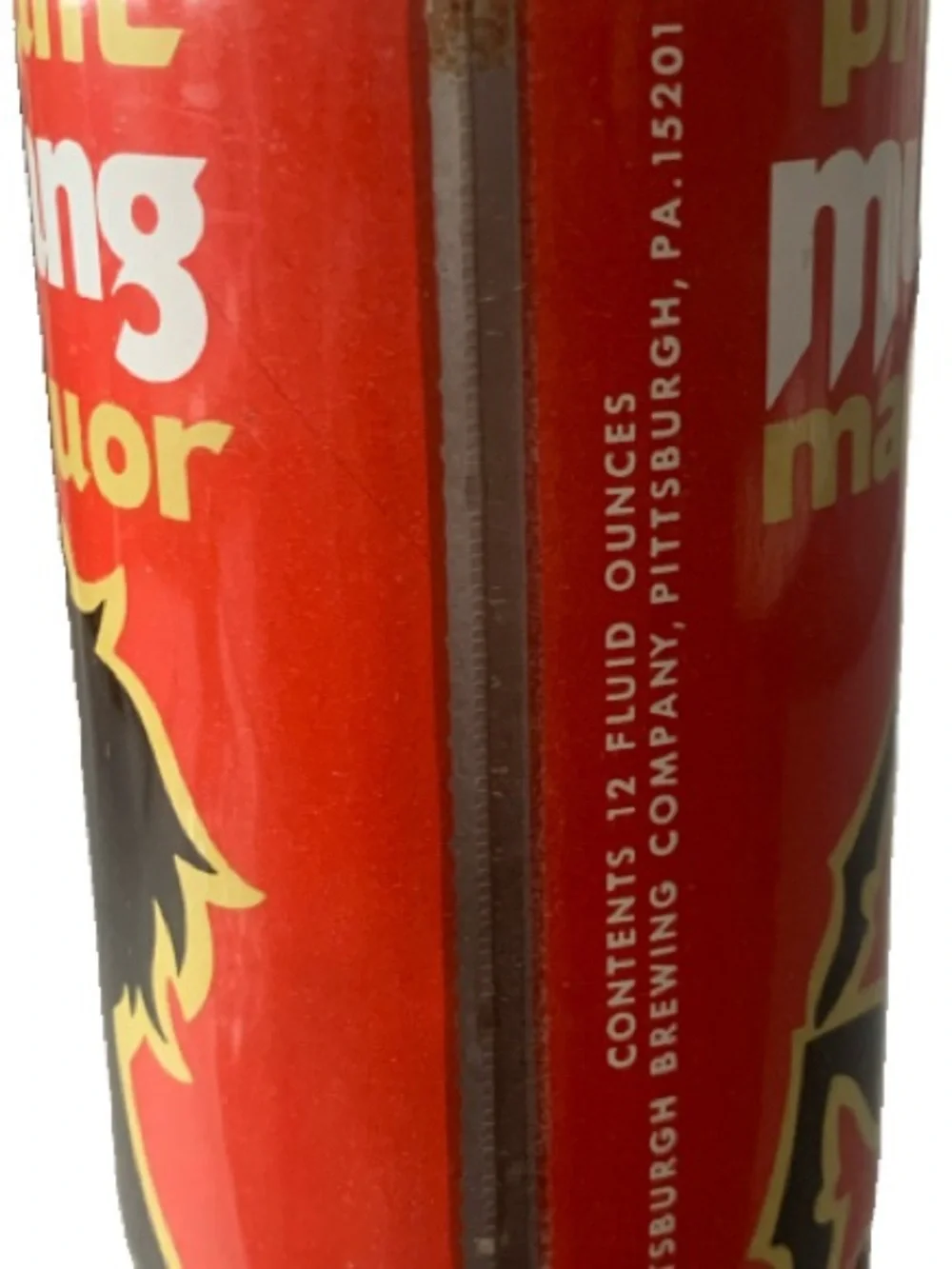 Vintage Beer Can Mustang Premium Malt Liquor Pull Tab Empty Steel Can
